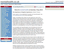 Tablet Screenshot of mentalhealth.co.uk
