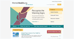 Desktop Screenshot of mentalhealth.org